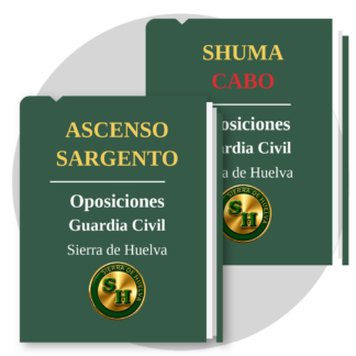 Pack temario ascenso Sargento + SHUMA Cabo Guardia Civil Sierra de Huelva