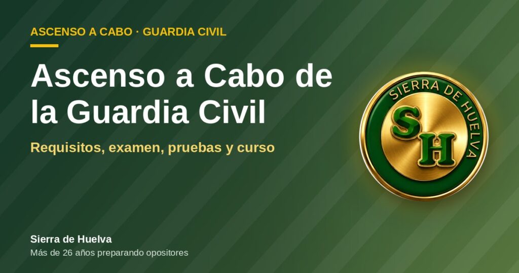 Ascenso a Cabo de la Guardia Civil