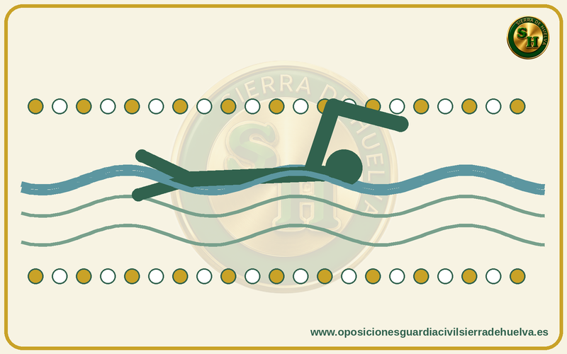 Prueba física de la Guardia Civil: 50 metros de natación